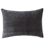 Castle Hill Tivoli Pebble Lumbar Pillow, Black