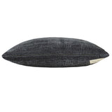 Castle Hill Tivoli Pebble Lumbar Pillow, Black