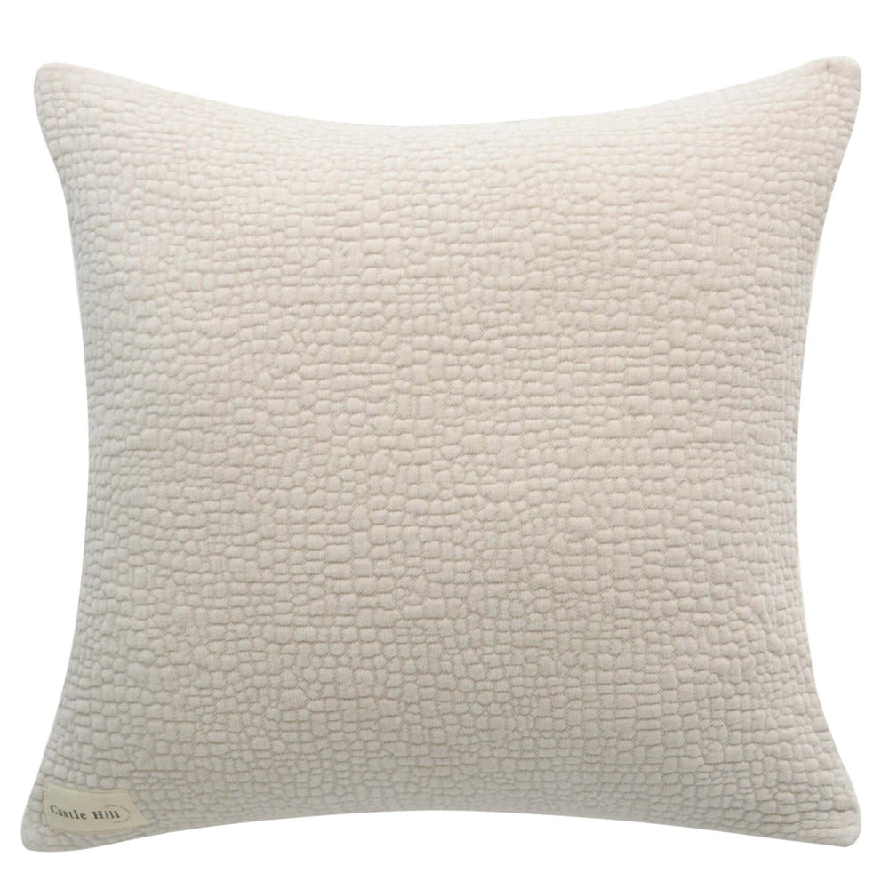 Castle Hill Tivoli Pebble Pillow, Beige