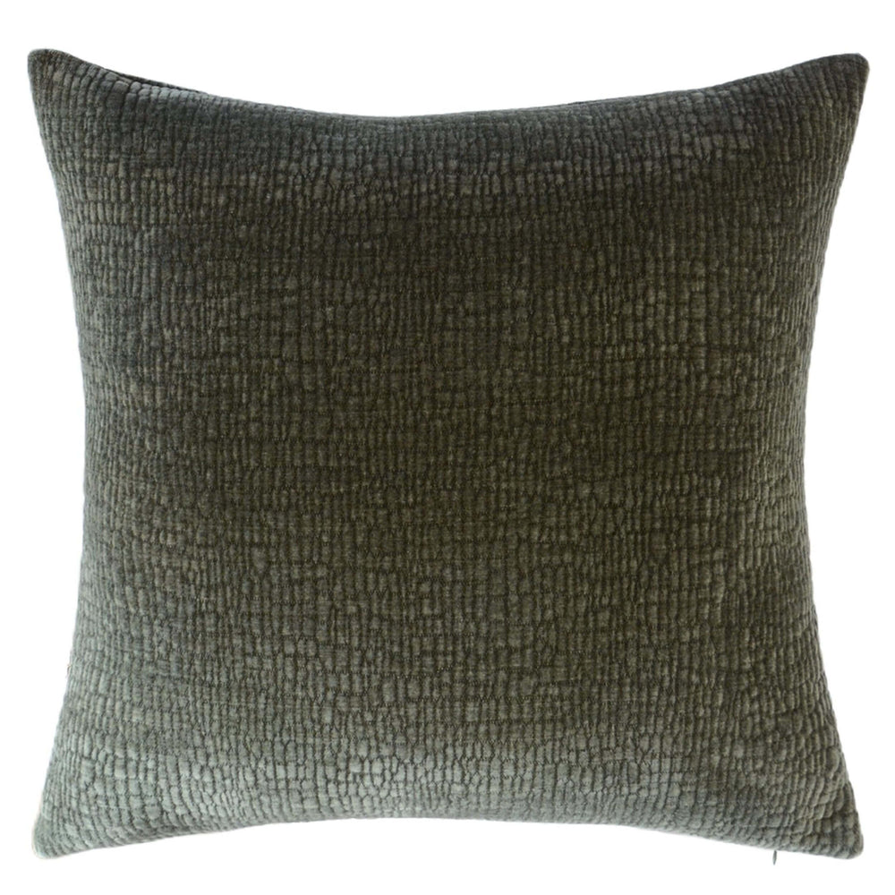 Castle Hill Tivoli Textured Pillow, Green