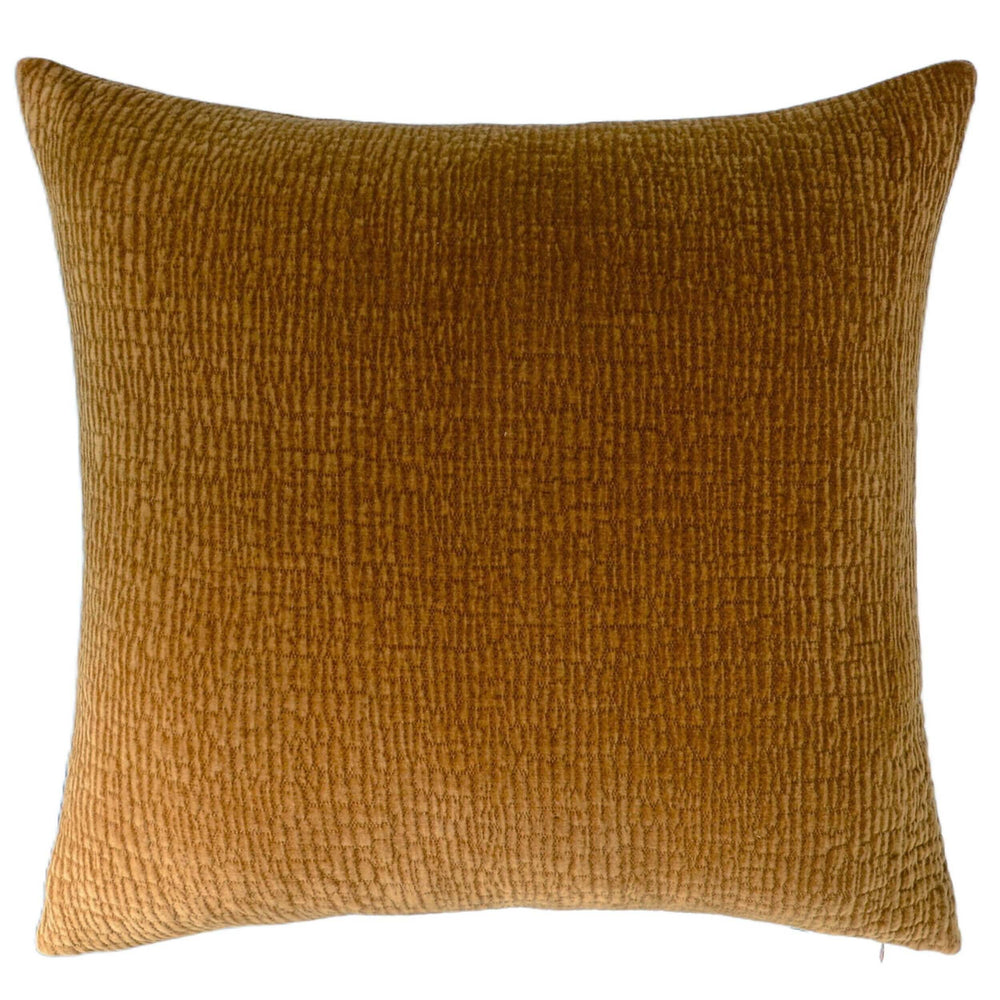 Castle Hill Tivoli Textured Pillow, Mustard