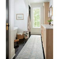 Chris Loves Julia x Loloi Rug Chris CHR-01, Ivory/Denim-Rugs1-High Fashion Home