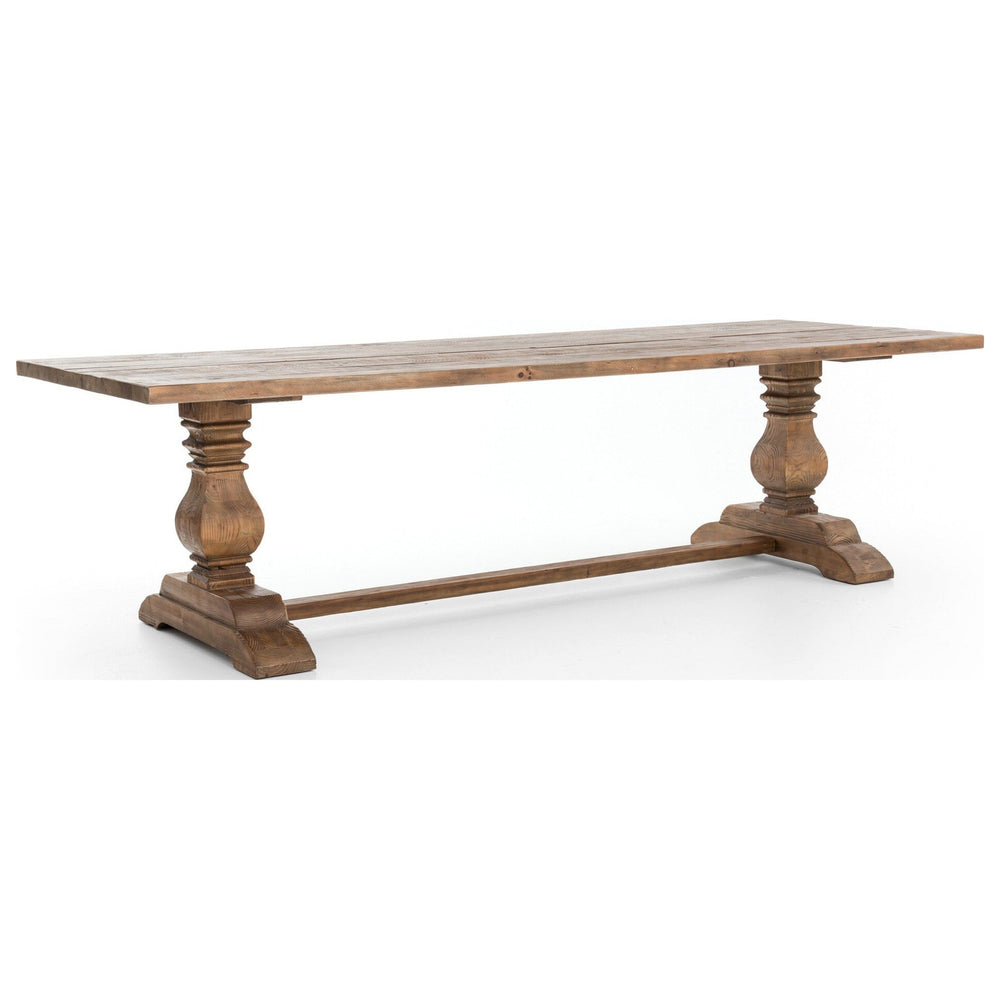 Durham Dining Table, Waxed Bleached Reclaimed Pine by Four Hands — PRM_1