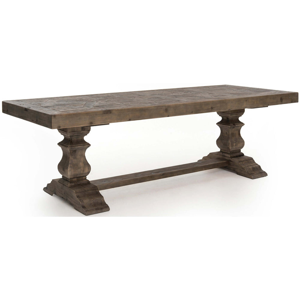 Castle 98" Dining Table, Waxed Bleached Pine by Four Hands