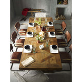 Castle 98" Dining Table, Waxed Bleached Pine by Four Hands