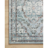 Rifle Paper Co. x Loloi Rug Courtyard COU-02, Chateau Blue