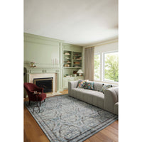 Rifle Paper Co. x Loloi Rug Courtyard COU-02, Chateau Blue