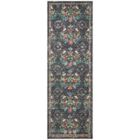 Rifle Paper Co. x Loloi Rug Courtyard COU-04, Seville Charcoal-Rugs1-High Fashion Home