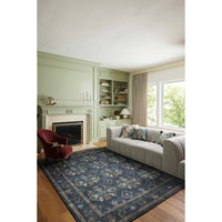 Rifle Paper Co. x Loloi Rug Courtyard COU-04, Seville Navy
