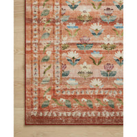 Rifle Paper Co. x Loloi Rug Courtyard COU-05, Hadley Terracotta-Rugs1-High Fashion Home