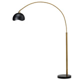 Rexton Floor Lamp, Black/Gold
