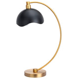 Rami Task Lamp, Black/Gold