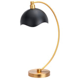 Rami Task Lamp, Black/Gold