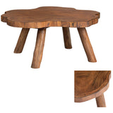 Woodland Cocktail Table, Brown-Furniture - Accent Tables-High Fashion Home