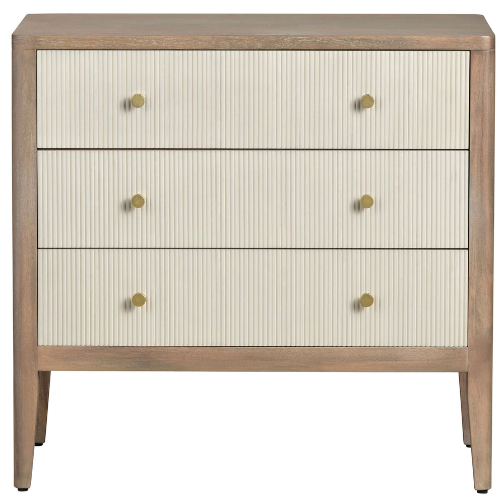 Montclair 3 Drawer Chest, Cream-Furniture - Storage-High Fashion Home