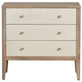 Montclair 3 Drawer Chest, Cream-Furniture - Storage-High Fashion Home