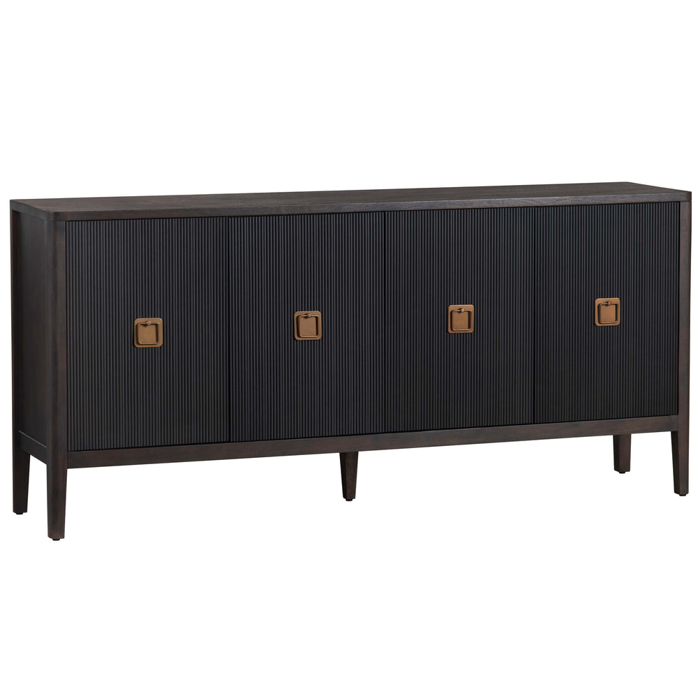 Worthington 4 Door Sideboard, Black