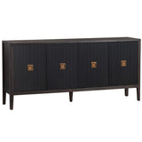 Worthington 4 Door Sideboard, Black