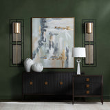 Worthington 4 Door Sideboard, Black