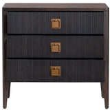 Worthington 3 Drawer Chest, Black
