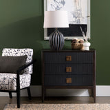 Worthington 3 Drawer Chest, Black
