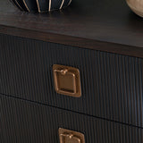 Worthington 3 Drawer Chest, Black