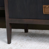 Worthington 3 Drawer Chest, Black