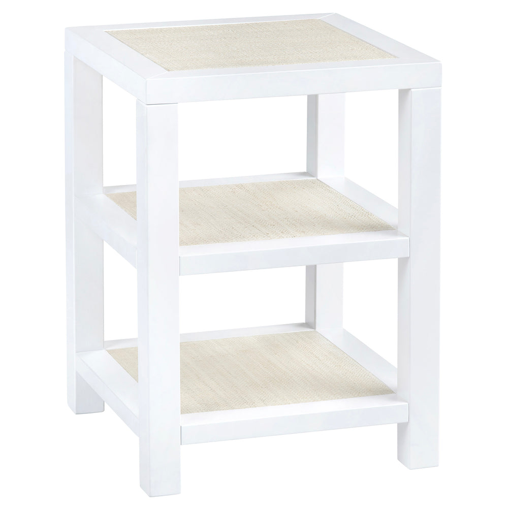 Sandy Shores Side Table, White