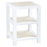 Sandy Shores Side Table, White