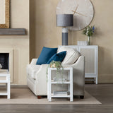 Sandy Shores Side Table, White
