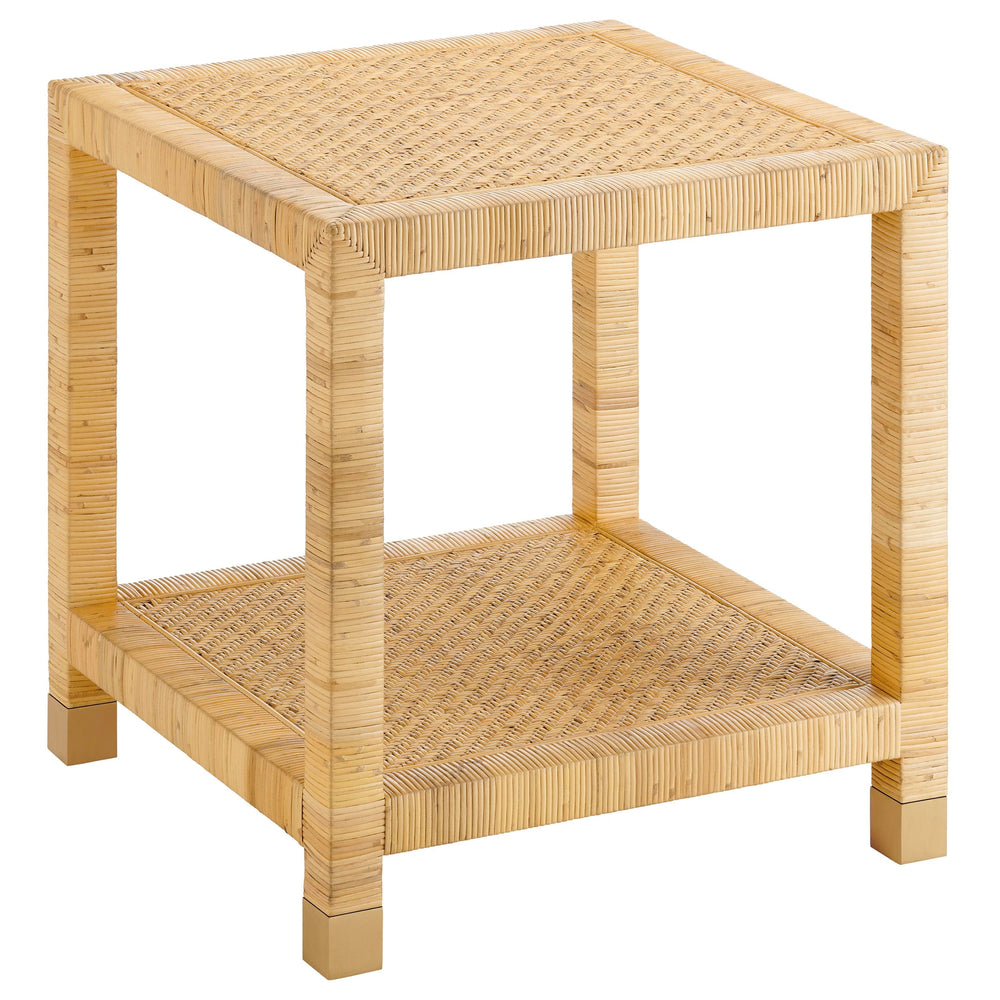 Barbados End Table, Natural-Furniture - Accent Tables-High Fashion Home