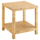 Barbados End Table, Natural-Furniture - Accent Tables-High Fashion Home