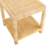 Barbados End Table, Natural-Furniture - Accent Tables-High Fashion Home