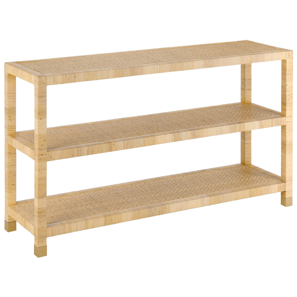 Barbados Console Table, Natural-Furniture - Accent Tables-High Fashion Home
