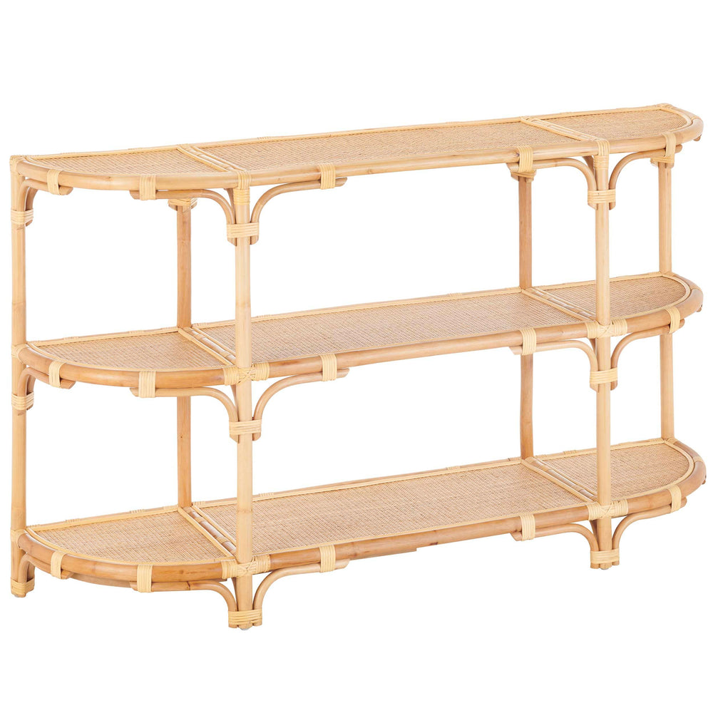 Capri Console Table, Natural-Furniture - Accent Tables-High Fashion Home