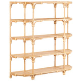 Capri Etagere, Natural-Furniture - Storage-High Fashion Home