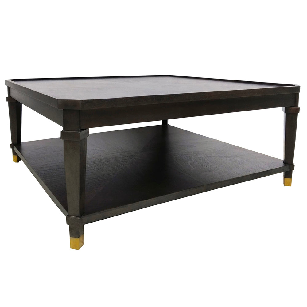 Carrington Cocktail Table, Dark Brown-Furniture - Accent Tables-High Fashion Home