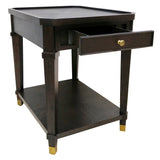 Carrington End Table, Dark Brown-Furniture - Accent Tables-High Fashion Home