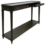Carrington Console Table, Dark Brown-Furniture - Accent Tables-High Fashion Home