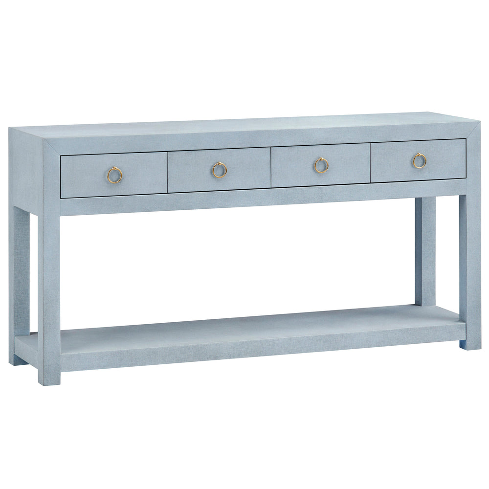 Skylar Console Table, Blue