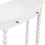 Alden Console Table, White