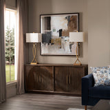 Whitman 4 Door Sideboard, Brown