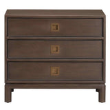 Hemingway 3 Drawer Chest, Brown