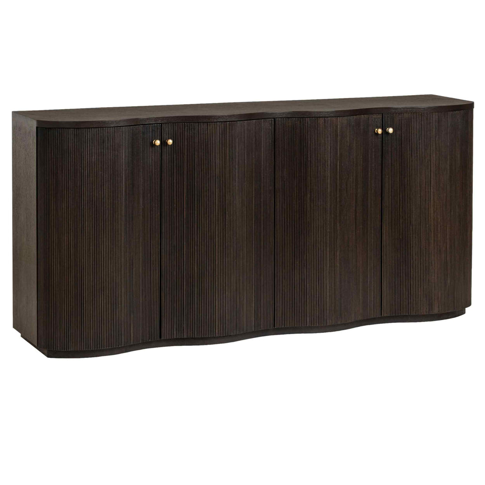 Foxglove 4 Door Sideboard, Dark Brown