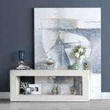 Malibu Console, White-High Fashion Home