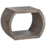 Infinity End Table, Grey
