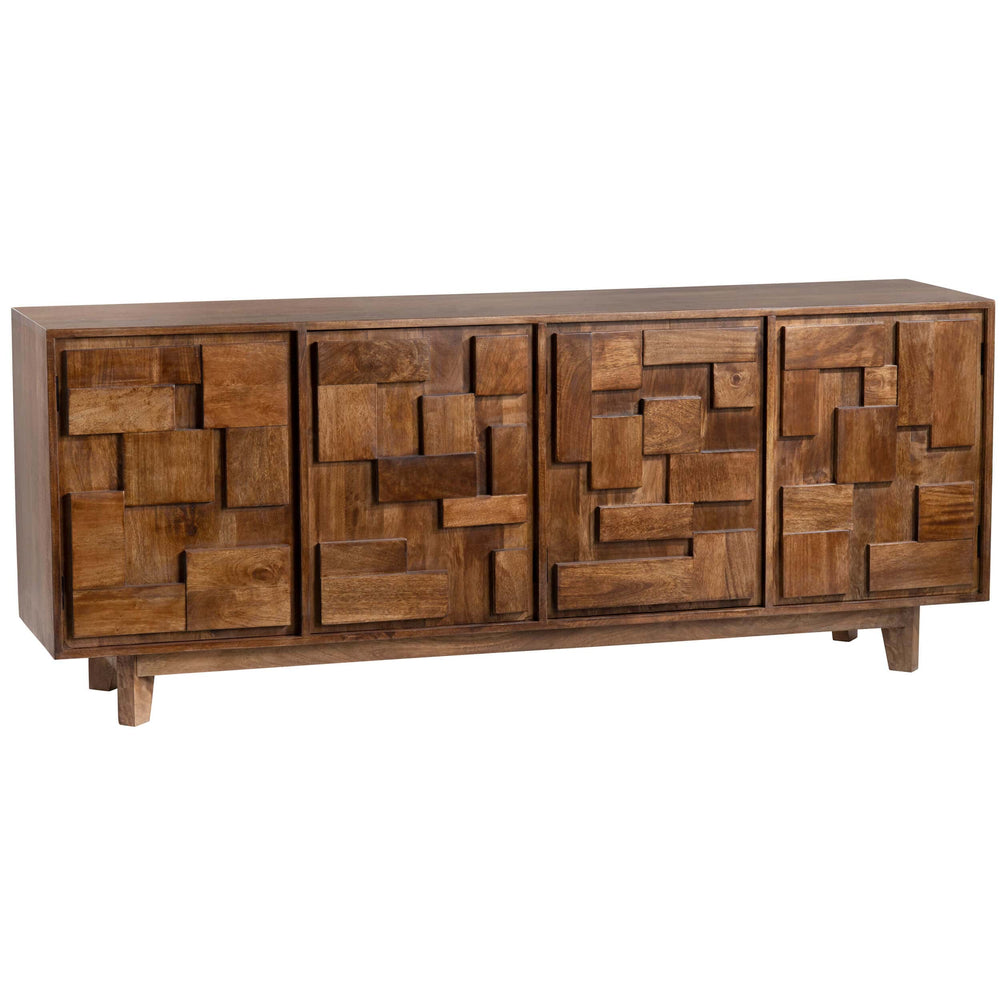 Mondrian Sideboard, Brown-Furniture - Storage-High Fashion Home