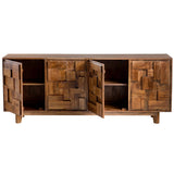 Mondrian Sideboard, Brown-Furniture - Storage-High Fashion Home