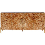Safari Bone Inlay Sideboard, Brown-High Fashion Home