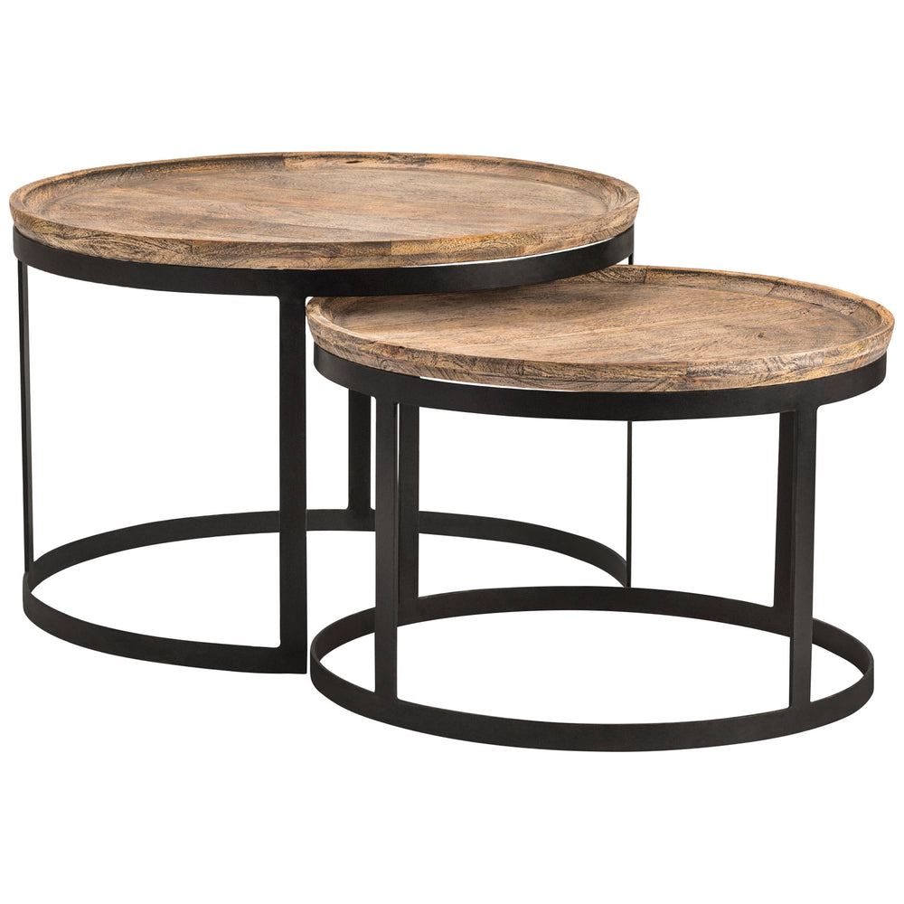 Traymore Nesting Cocktail Tables, Light Brown